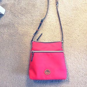 Dooney & Bourke Fuchsia Nylon Cross Body
